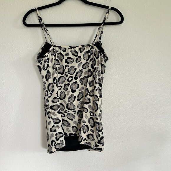 Miraclesuit Tankini Top 12 Animal Print Jubilee Flyaway Slimming Swim - Picture 5 of 11